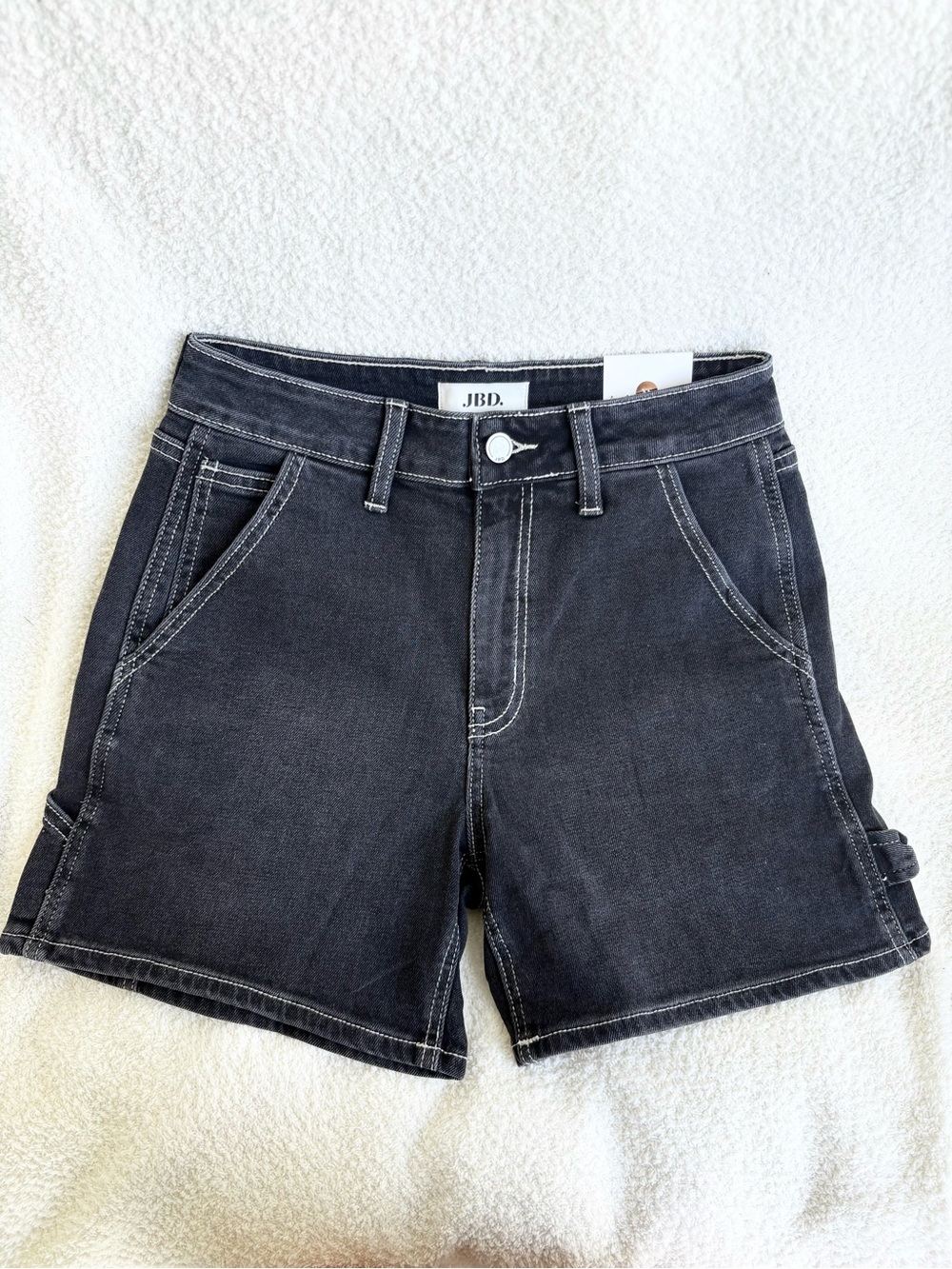 High Rise Utility Short - Washed Black - Picture 9 of 10
